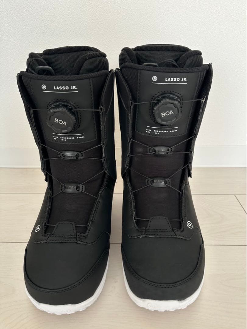 RIDE Lasso Jr 25スノーボードブーツ ブラック　超美品使用一回