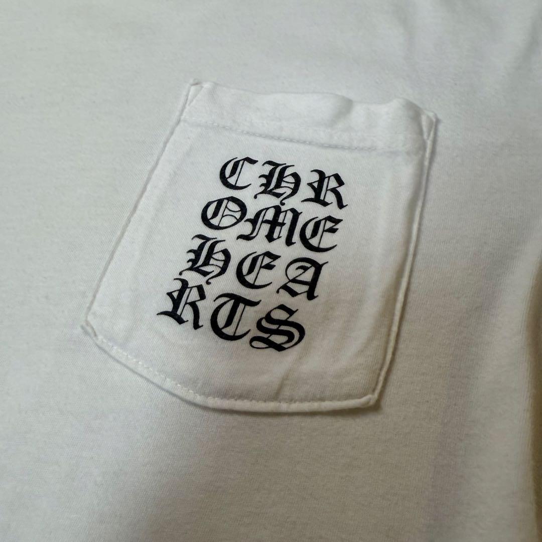 CHROME HEARTS クロムハーツホワイト長袖カットソー