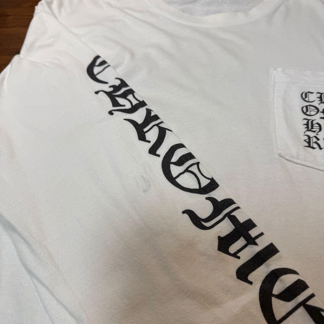 CHROME HEARTS クロムハーツホワイト長袖カットソー