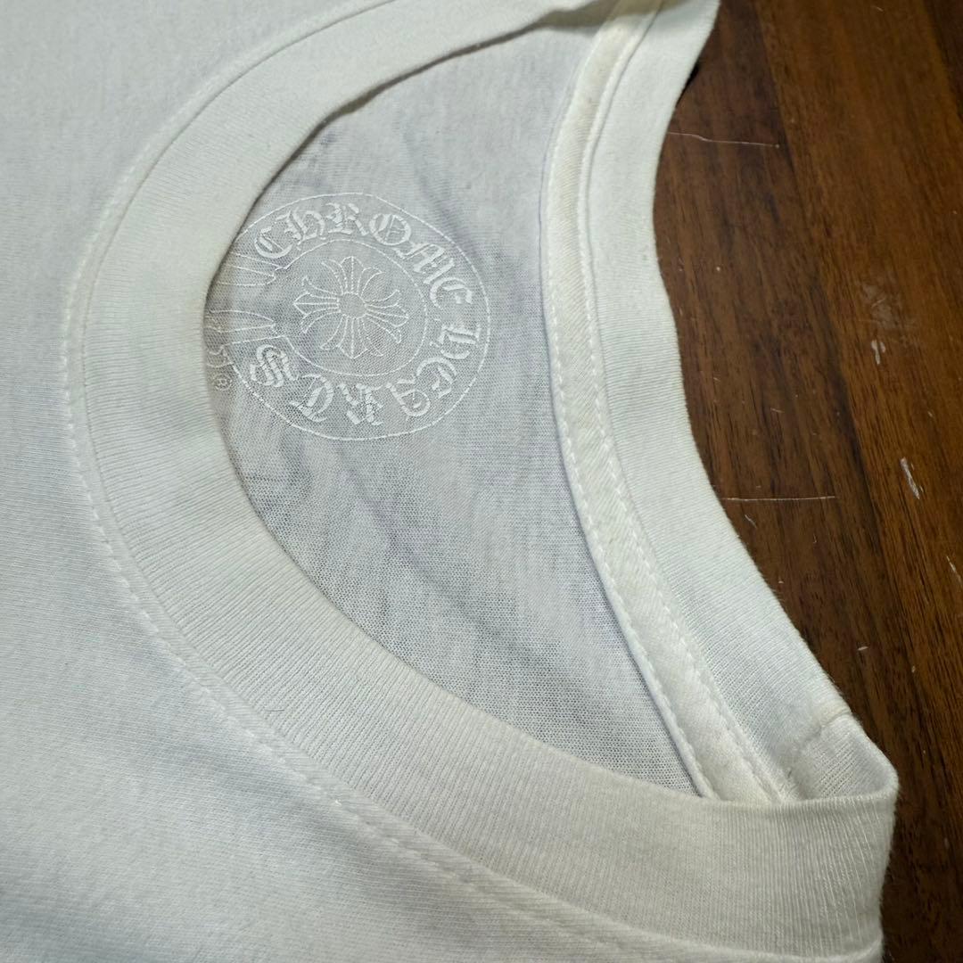 CHROME HEARTS クロムハーツホワイト長袖カットソー