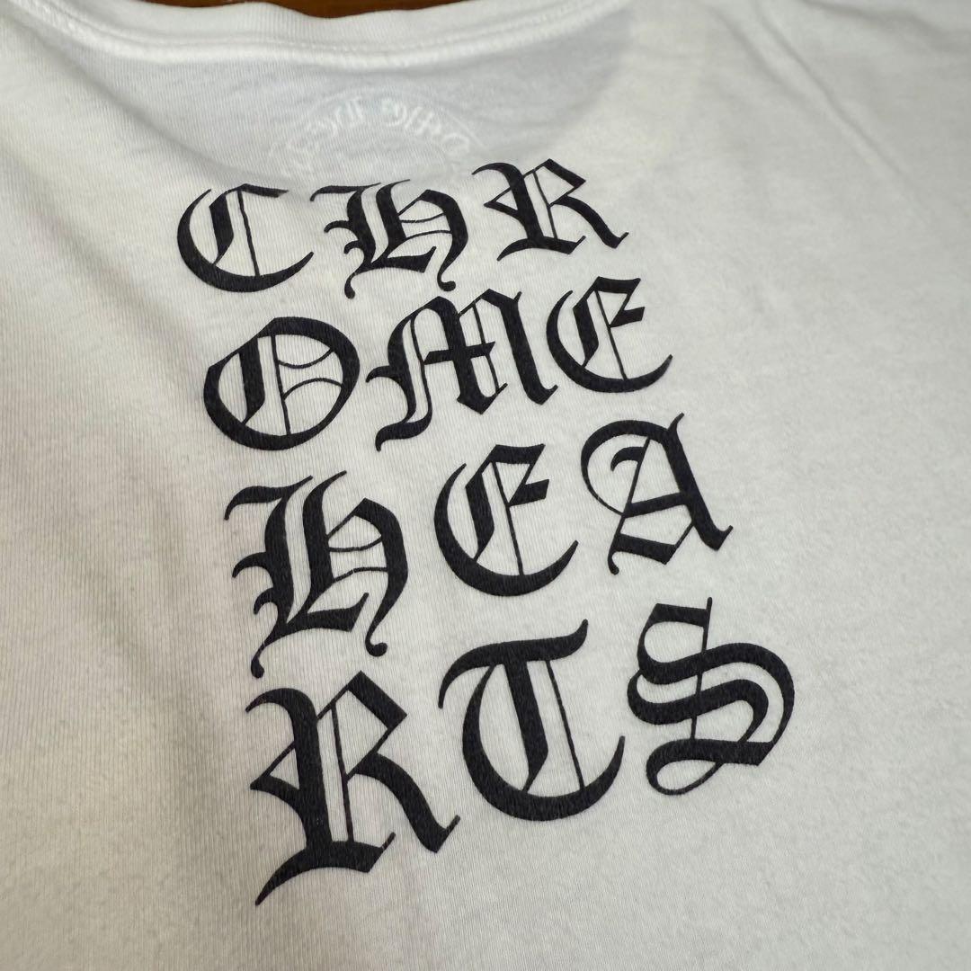 CHROME HEARTS クロムハーツホワイト長袖カットソー