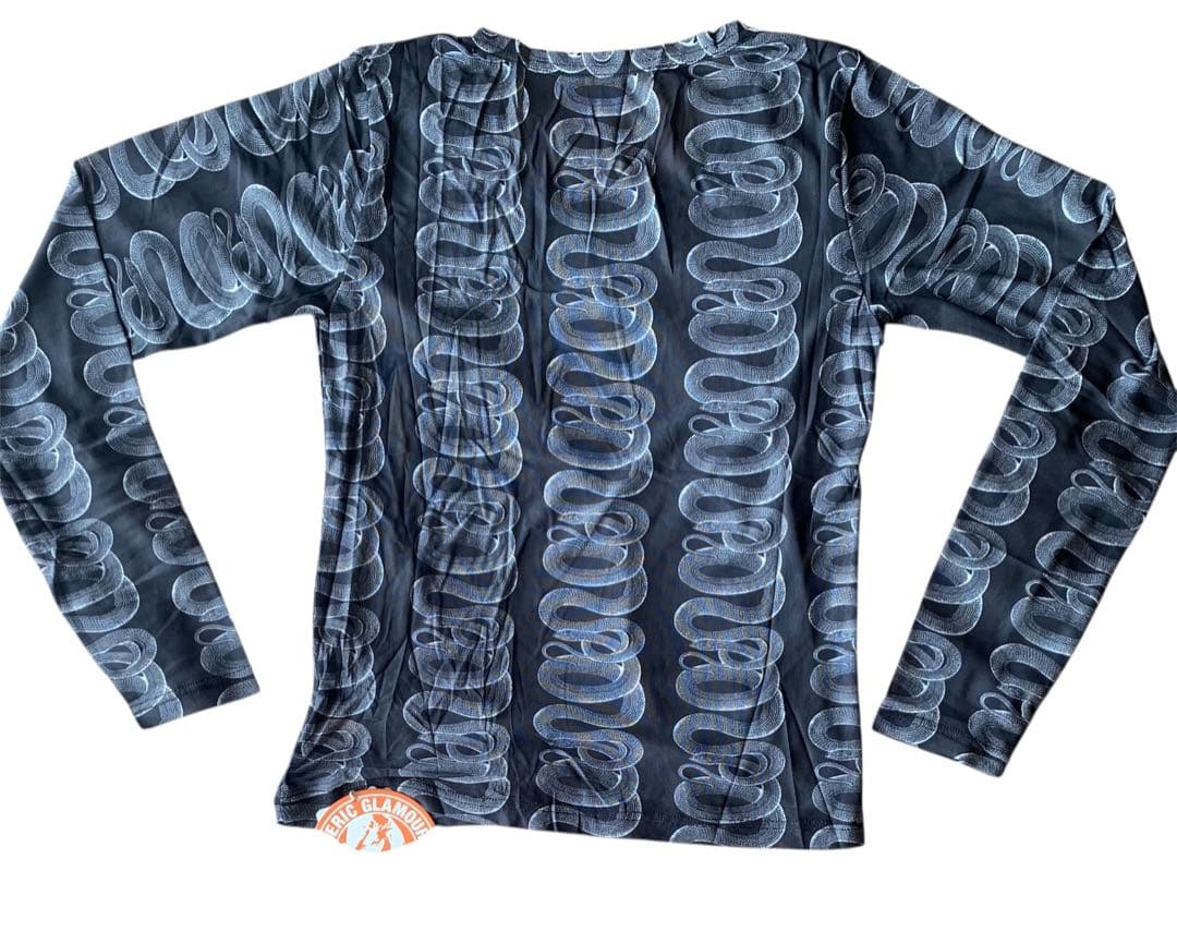 【新品タグ付き】HYS SNAKE LOOP柄 Tシャツ スネーク 蛇 総柄