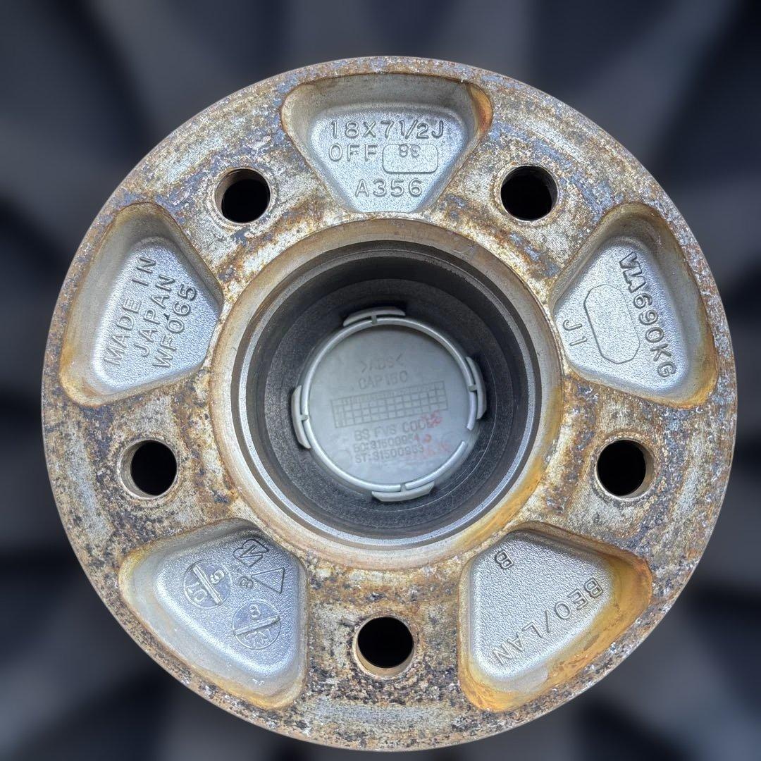 #1831 ブリヂストン　BEO 18インチ　ホイール　4本