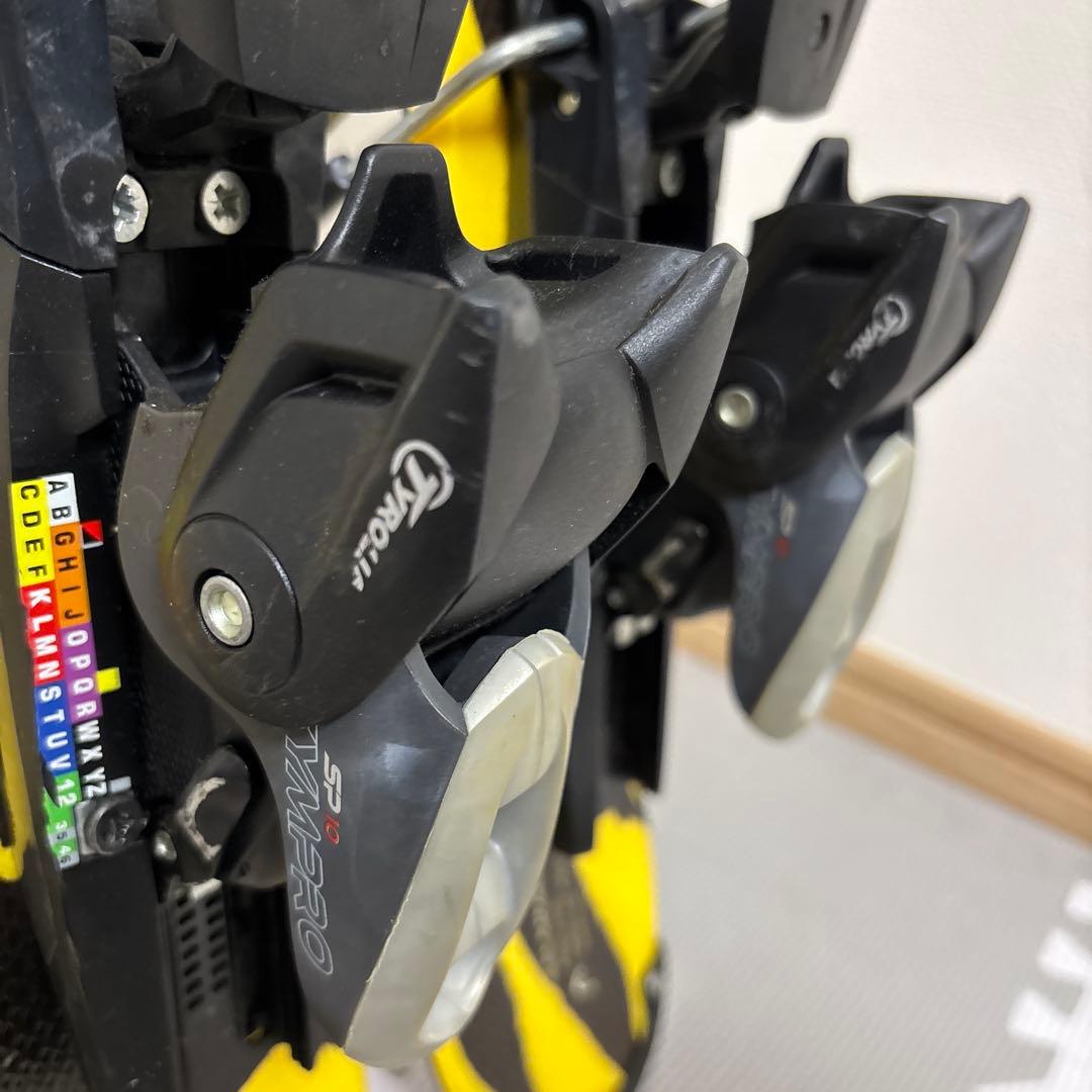 状態良好 HEAD SALAMANDER 調節ビン付 SYMPROショートスキー