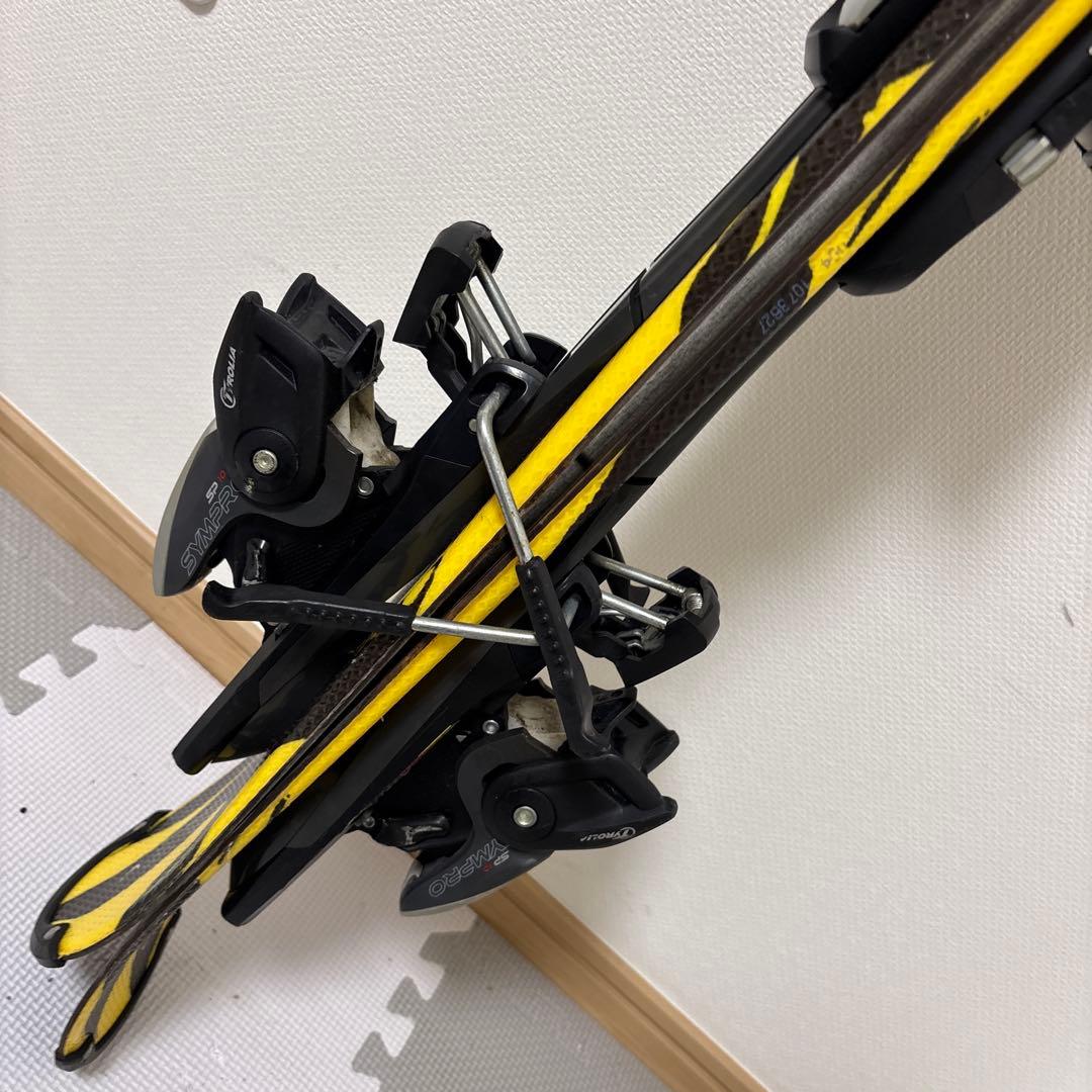 状態良好 HEAD SALAMANDER 調節ビン付 SYMPROショートスキー