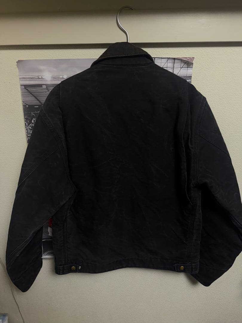 s*u様 IO着用　90s Carhartt ブラックデトロイトジャケット