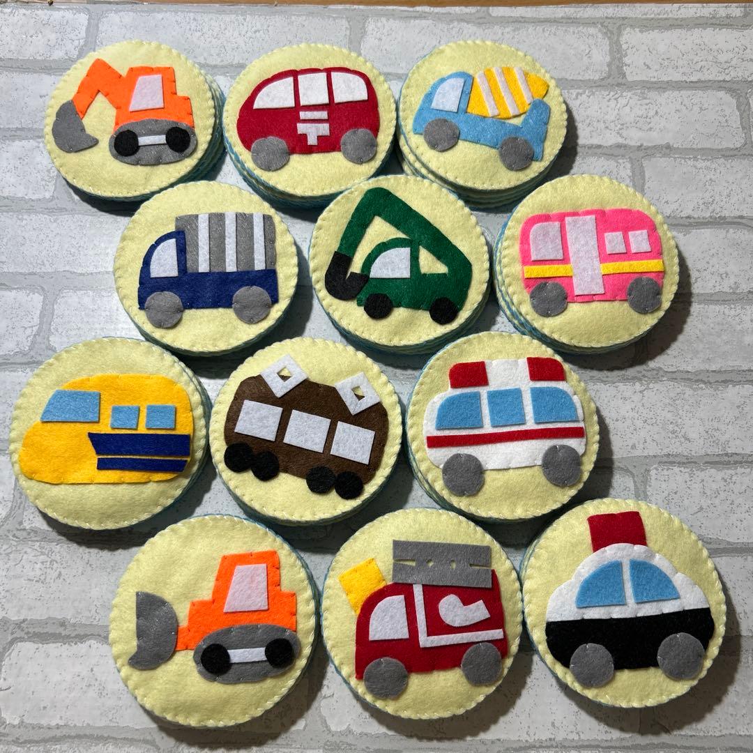 マリリン　はたらく車　お寿司　絵合わせ