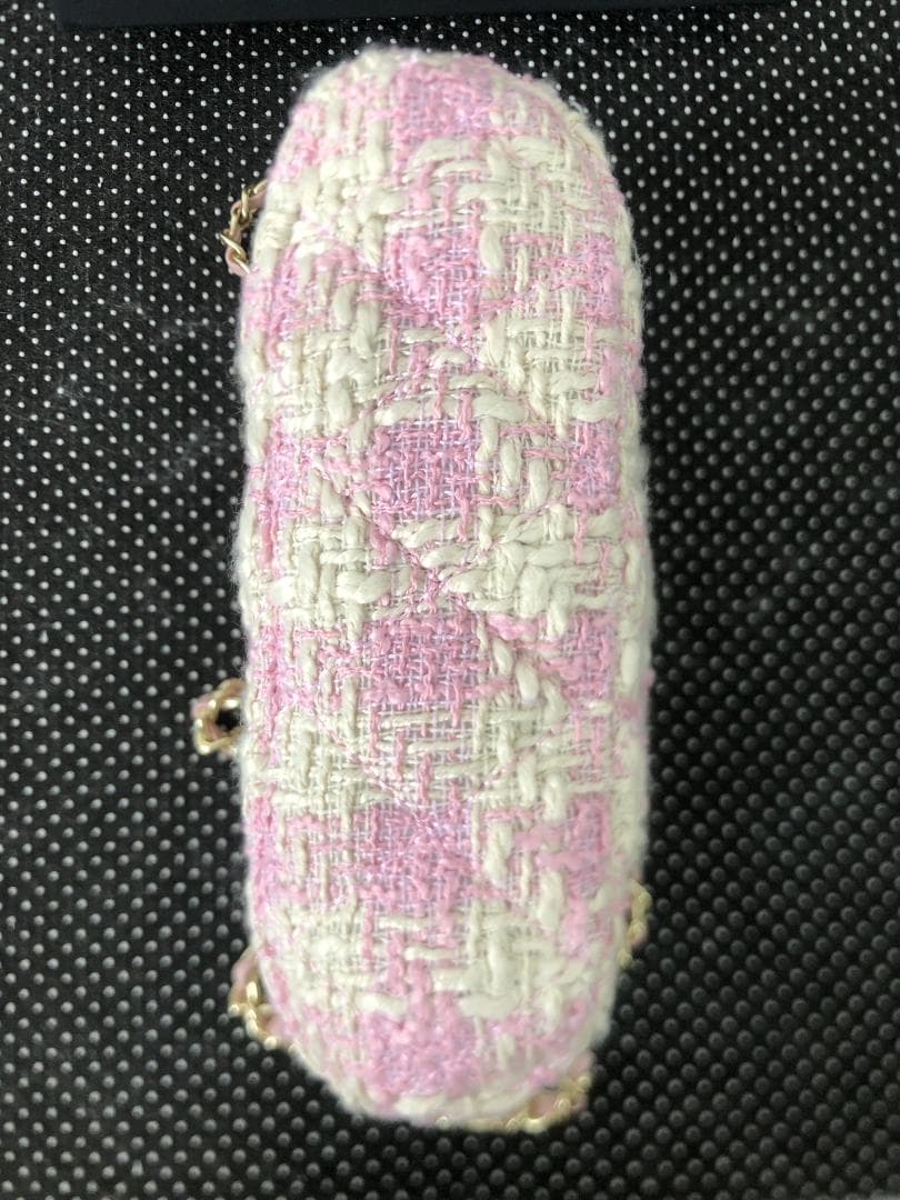 ショルダーバッグ　ツイード　ノベルティー　ピンク　綺麗　おしゃれ