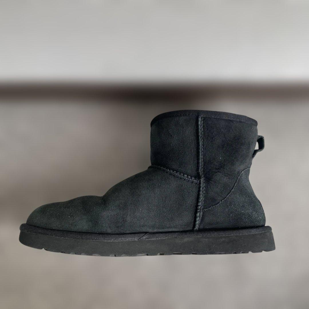 UGG ブラック ムートンブーツ ショートブーツ 28.0cm