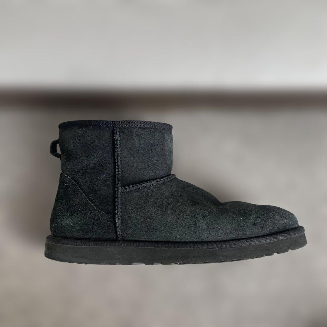 UGG ブラック ムートンブーツ ショートブーツ 28.0cm