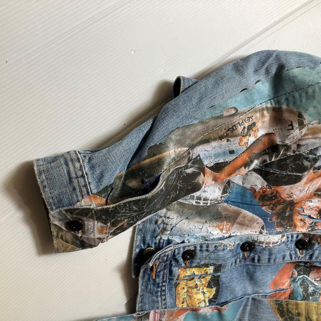 V*r様 00s archive D&Gドルチェ&ガッバーナプリントgジャンM平