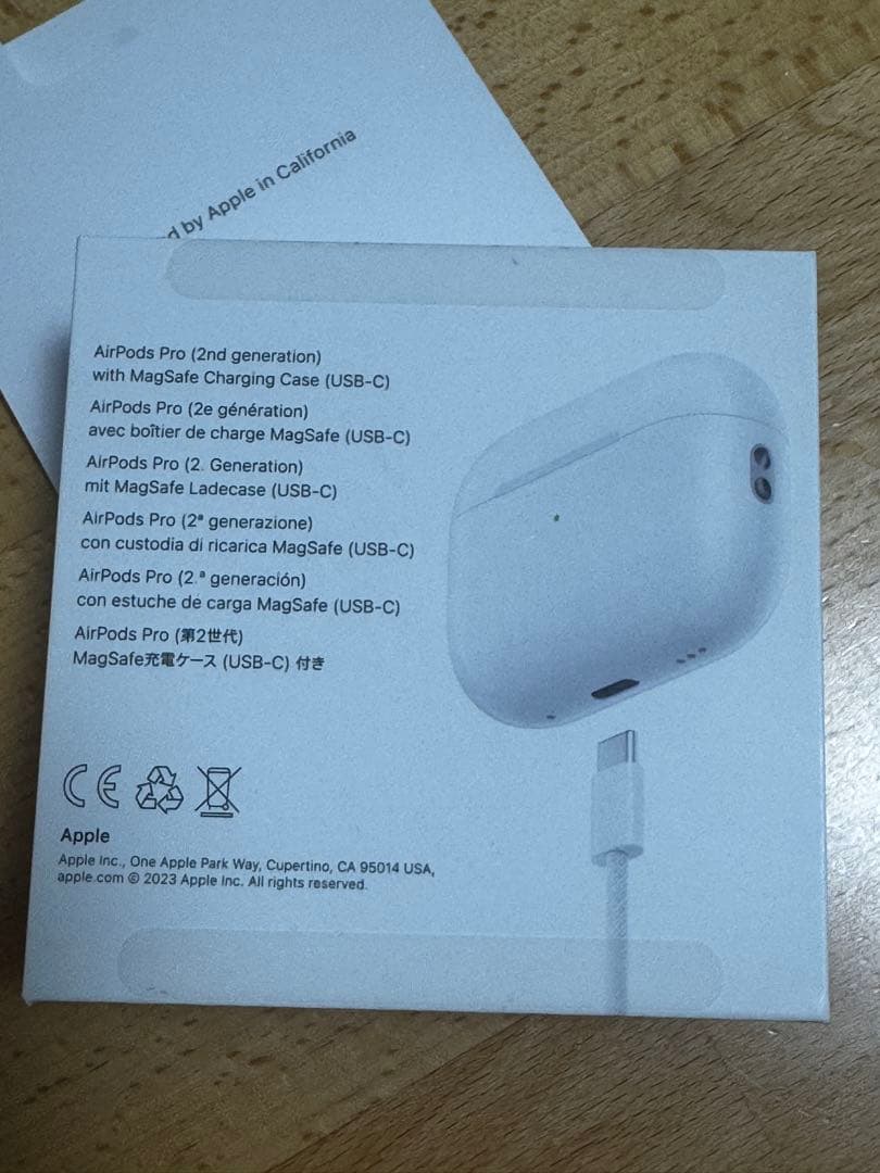 AirPods pro 第2世代 A3048 ホワイト 付属品付き