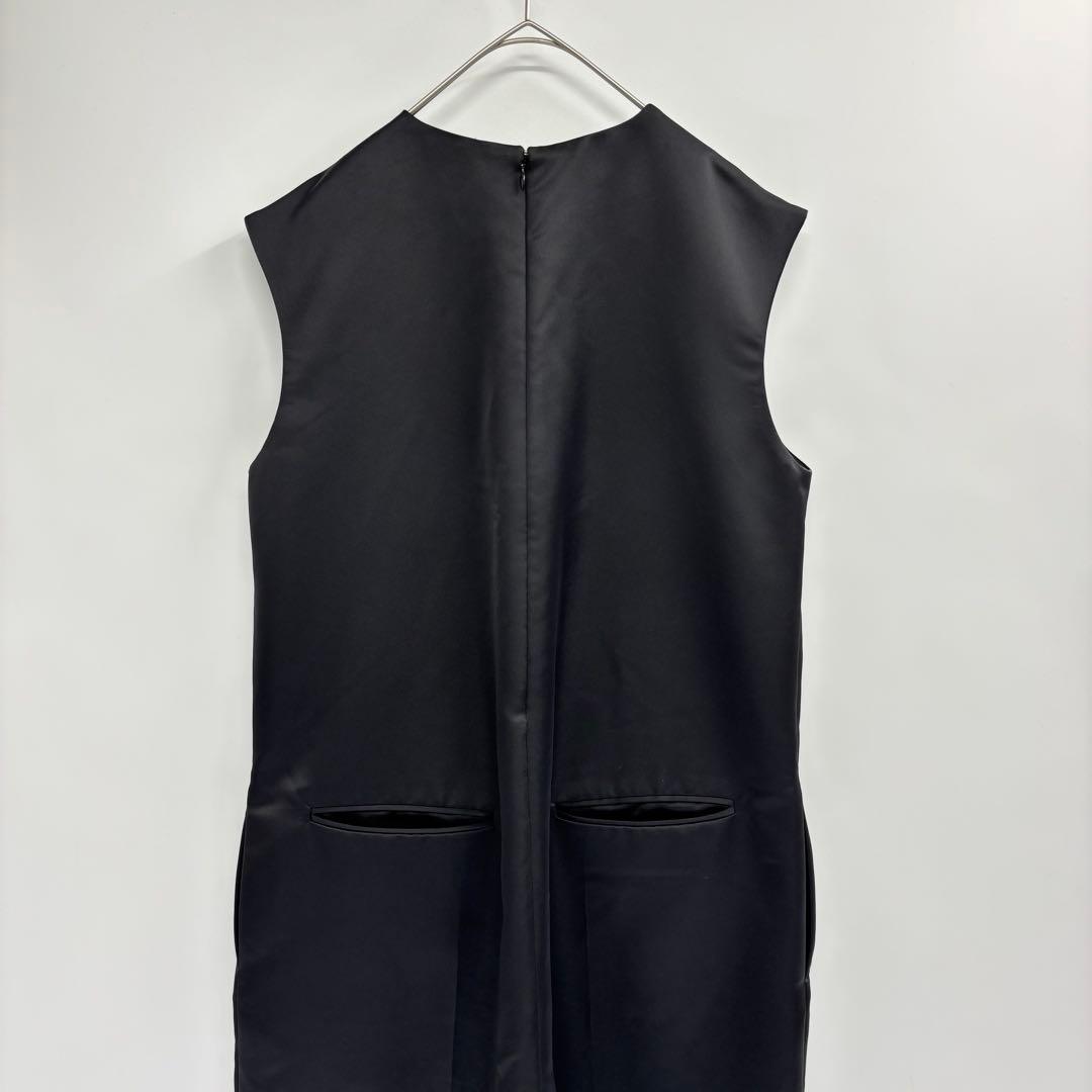 美品　Heve　レディース　サテン　オールインワン　M　ブラック
