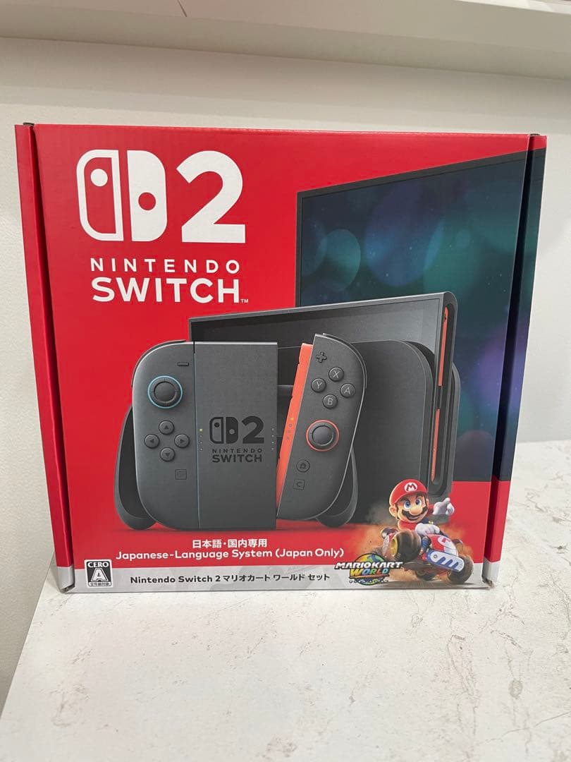 switch2 本体　マリオカートワールドセット