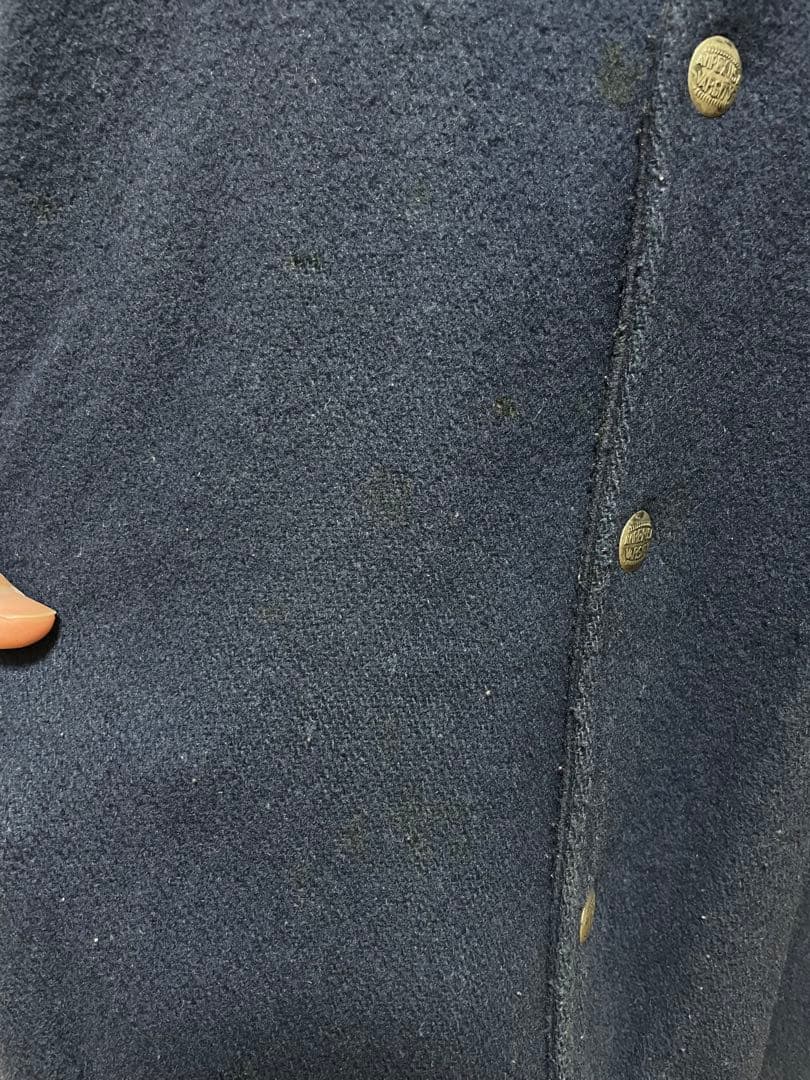 AVIREX スタジャン ネイビー/イエロー