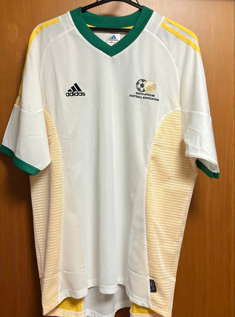 【美品】adidas 南アフリカ代表2002 ユニフォーム2XOサイズ レア！