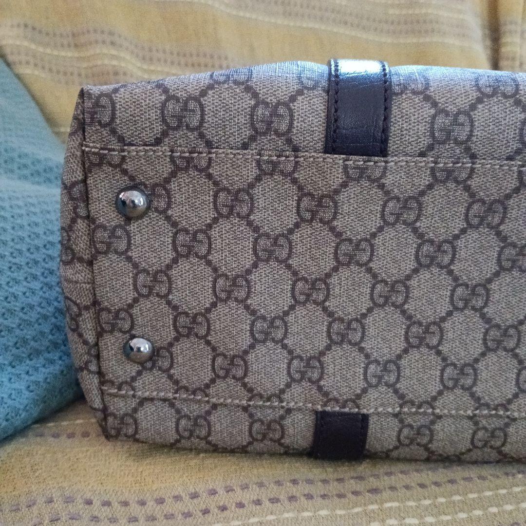 GUCCI GGパターン トートバッグ ベージュ/ブラウン