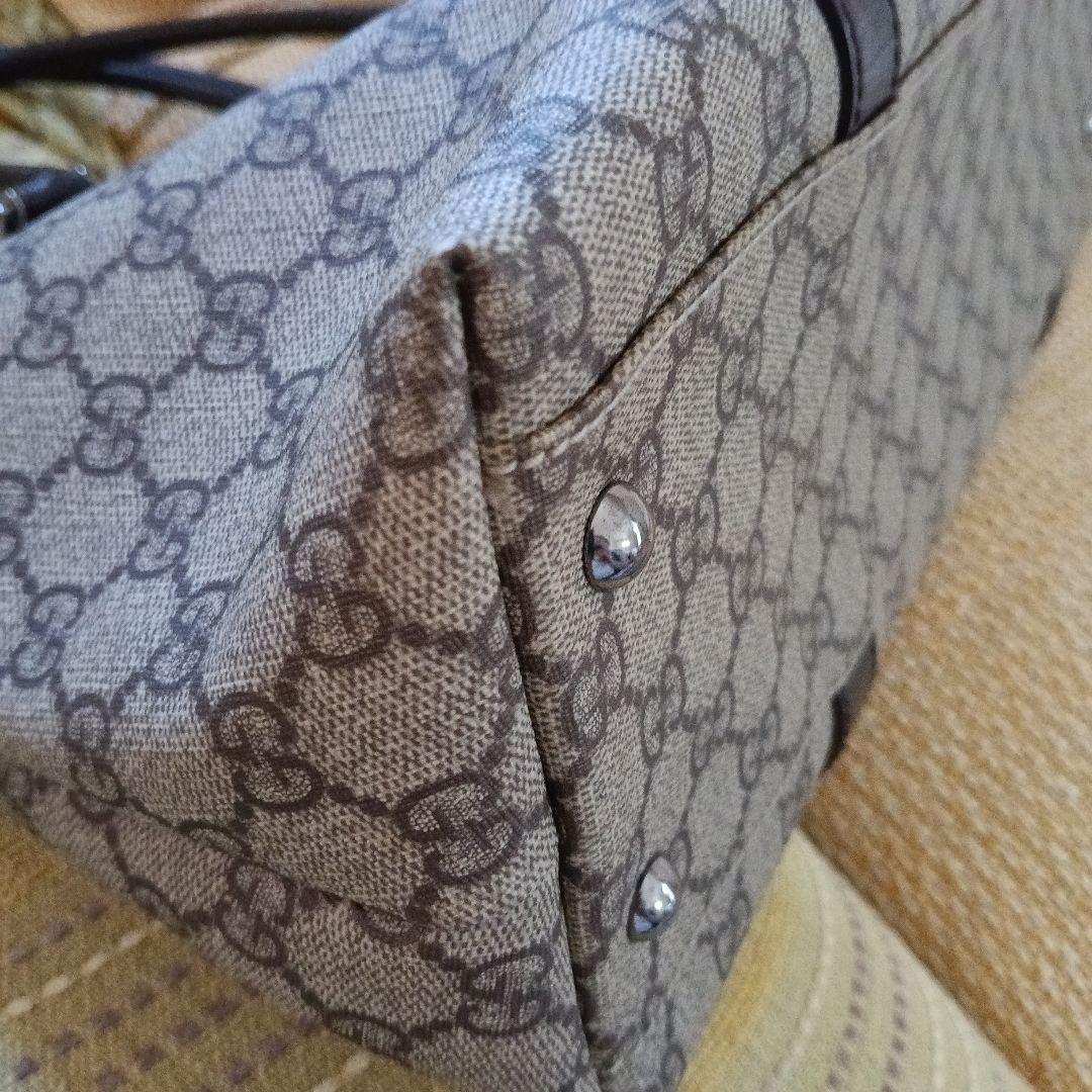 GUCCI GGパターン トートバッグ ベージュ/ブラウン