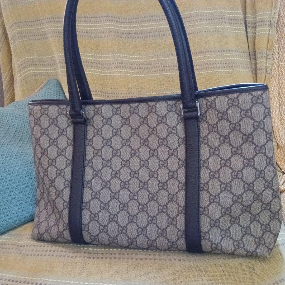 GUCCI GGパターン トートバッグ ベージュ/ブラウン