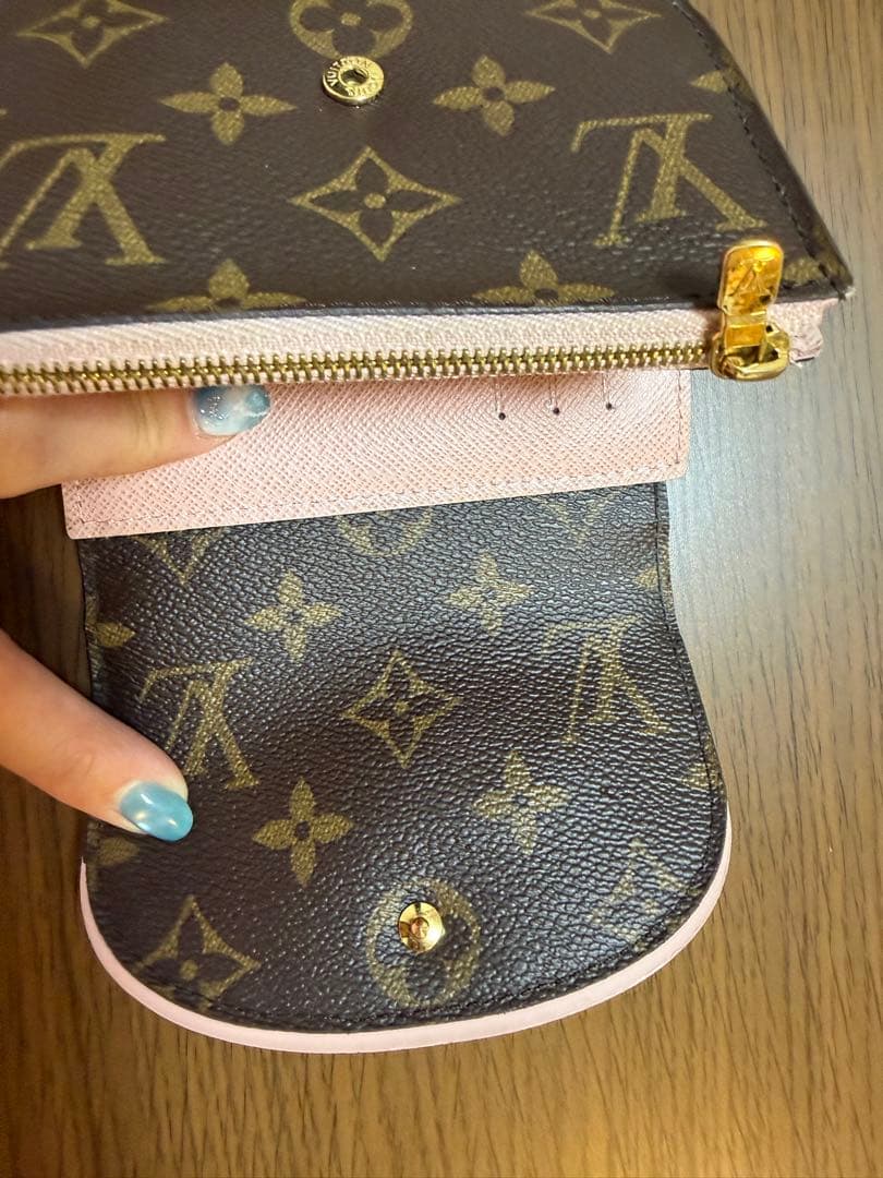 Louis Vuitton 二つ折り財布　　難あり