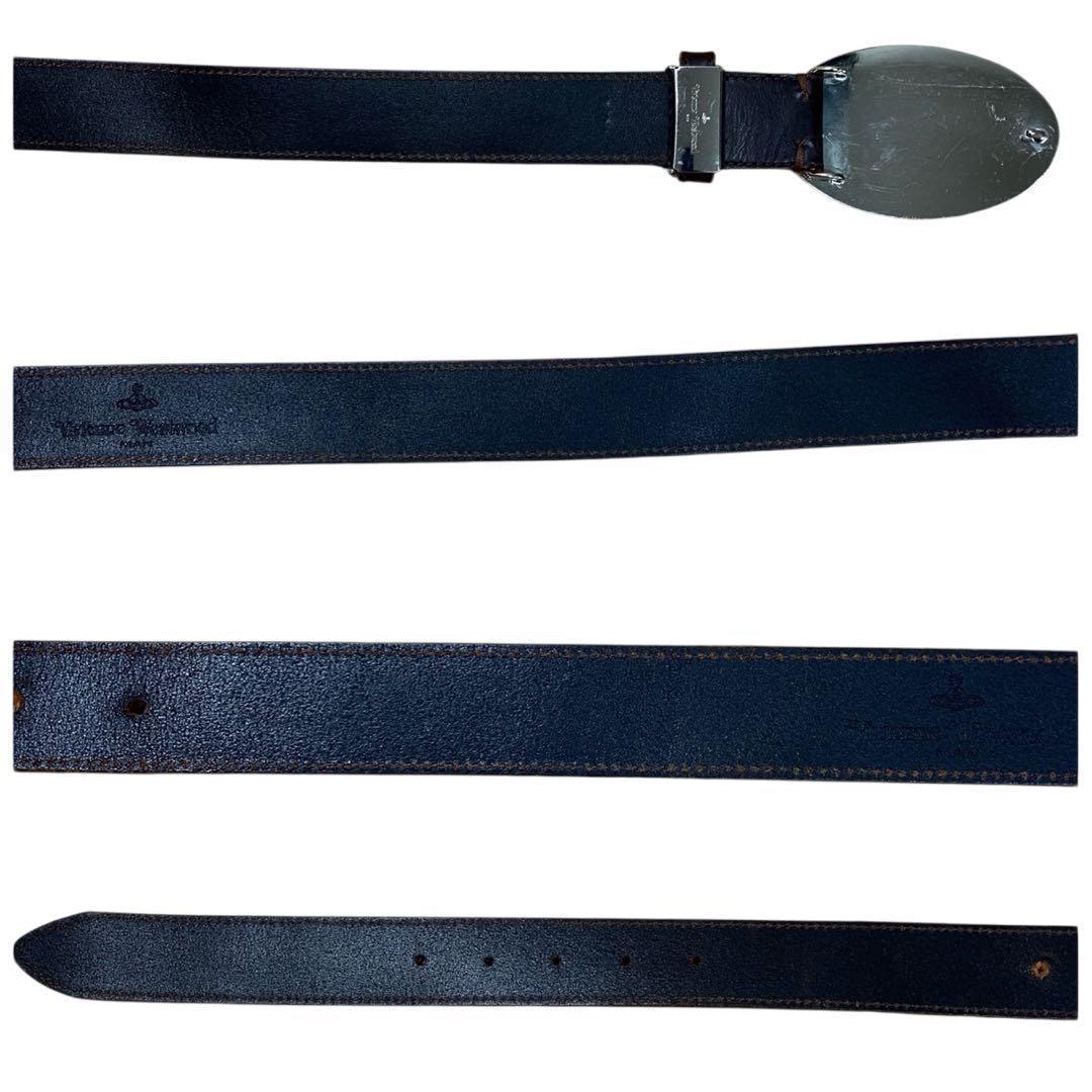 Vivienne Westwood ベルト　ロゴ　デカロゴ　オーブ　 本革ベルト