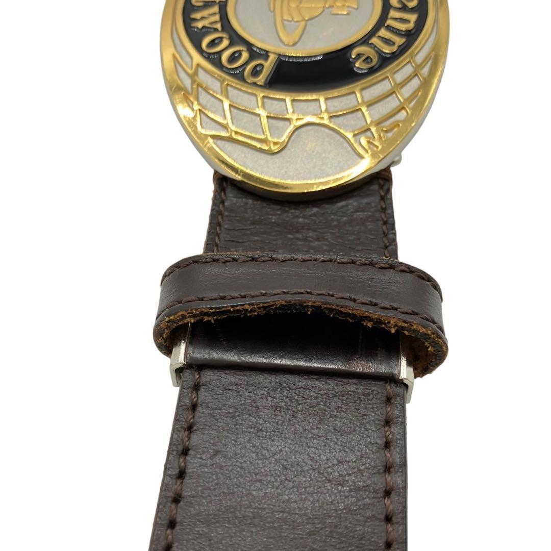 Vivienne Westwood ベルト　ロゴ　デカロゴ　オーブ　 本革ベルト
