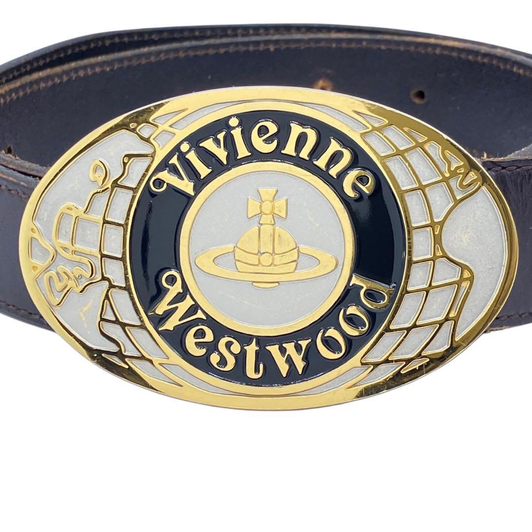 Vivienne Westwood ベルト　ロゴ　デカロゴ　オーブ　 本革ベルト