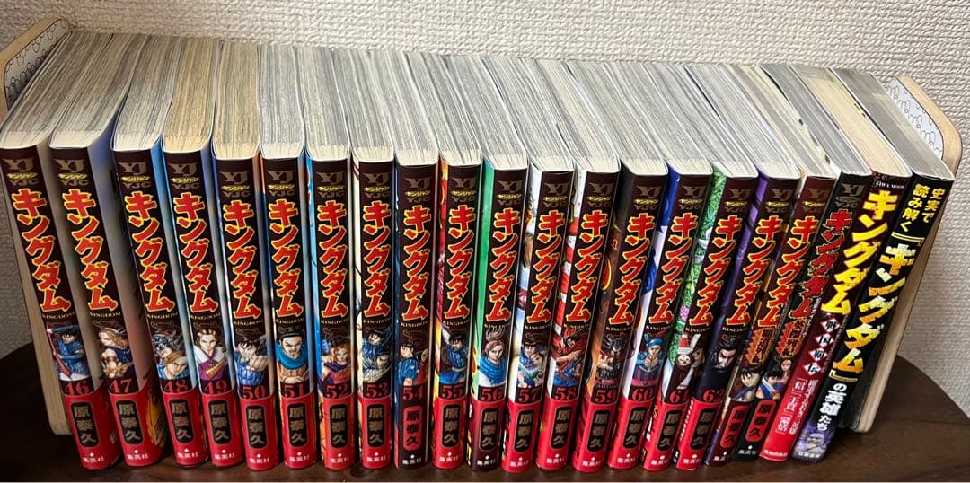 【美品】キングダム1-62巻＋覇道列記、英傑列記、戦国覇伝、キングダムの英雄たち