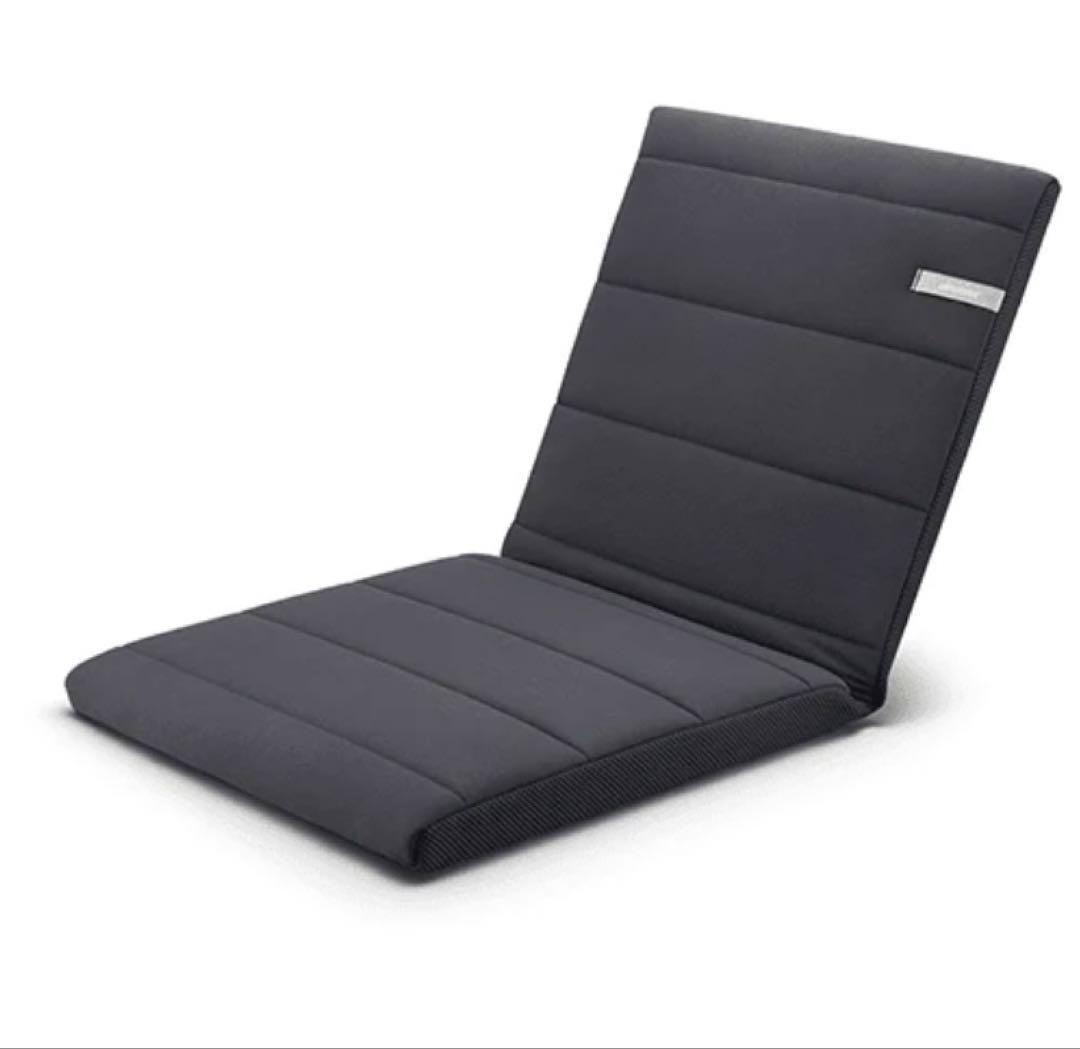 airweave エアウィーヴ 座 クッション ブラック　背もたれ・専用袋付き