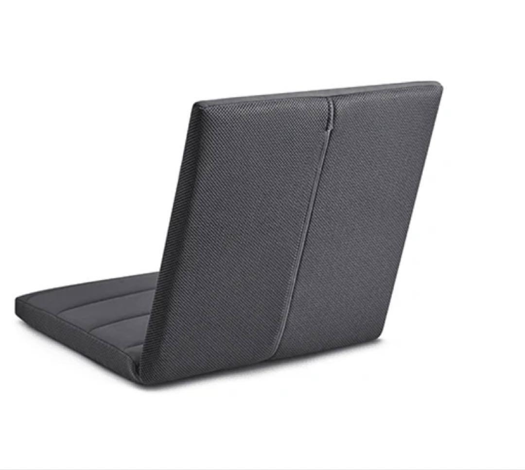 airweave エアウィーヴ 座 クッション ブラック　背もたれ・専用袋付き