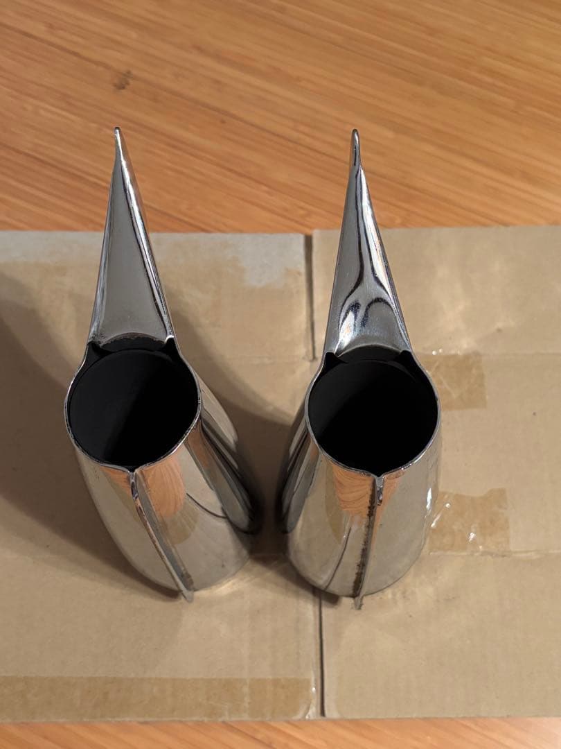 KERKERマフラー用フィッシュテールエンド　ハーレー　カーカー