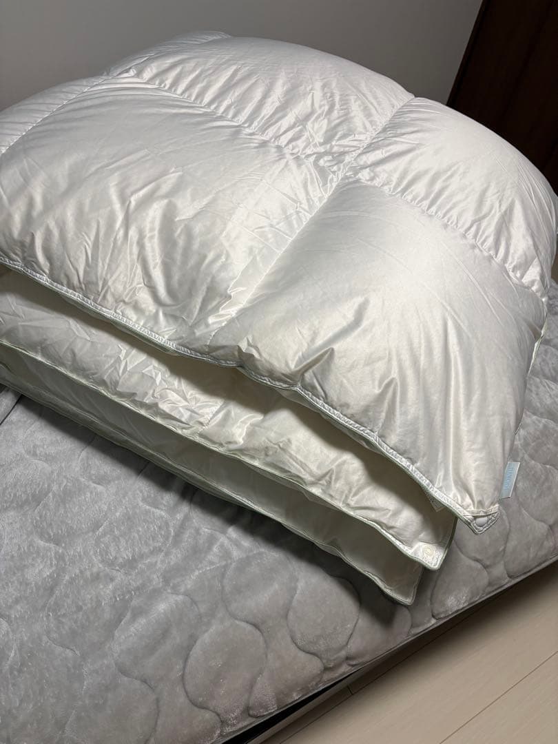 フランスベッド 羽毛掛けふとん　クイーンサイズ　羽毛布団