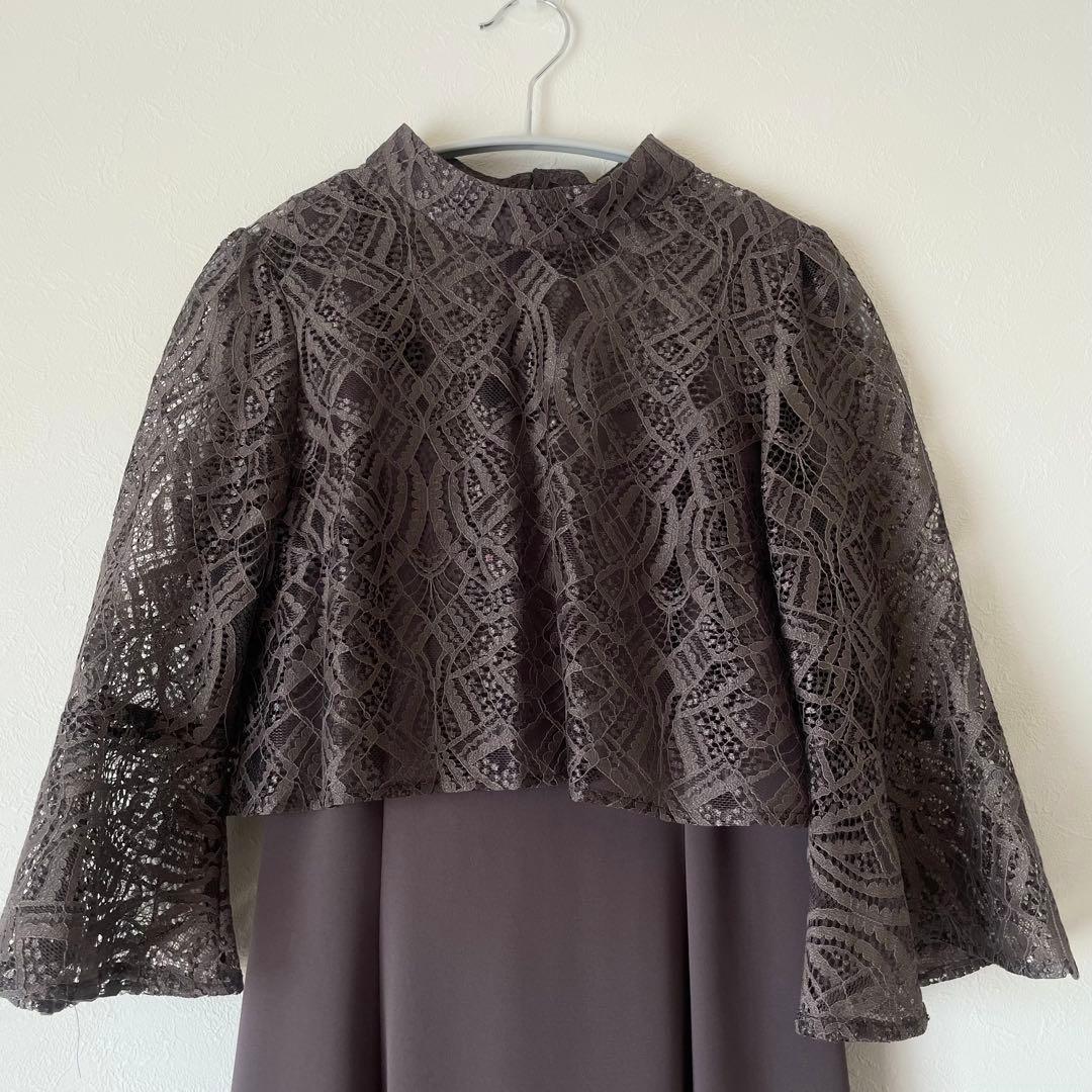 オケージョンドレス ブラウン