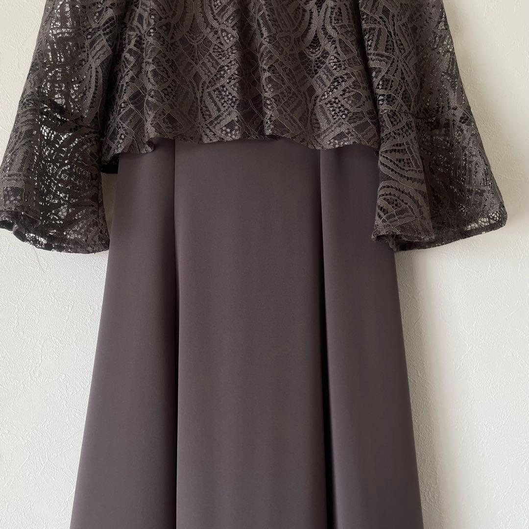 オケージョンドレス ブラウン