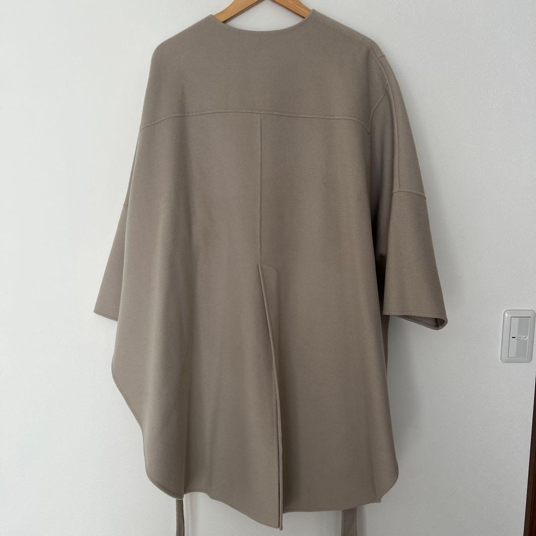 LEPHIL ルフィル　ソフトウールリバーポンチョコート