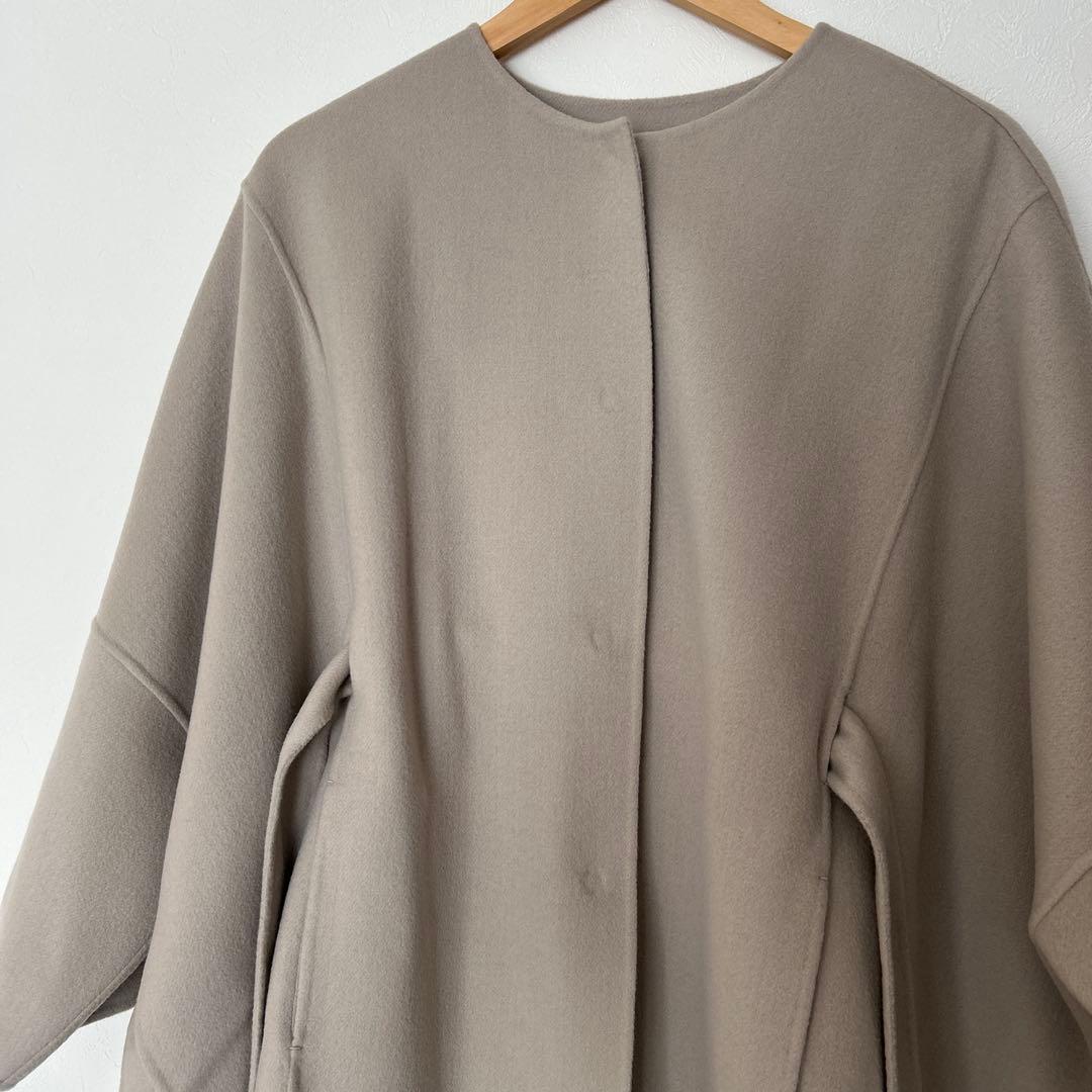 LEPHIL ルフィル　ソフトウールリバーポンチョコート