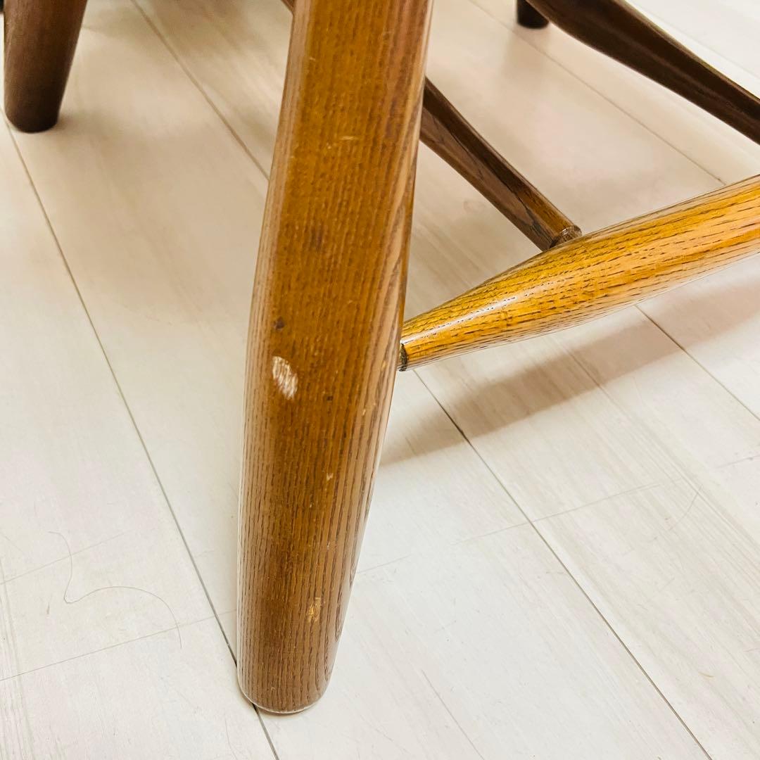 WINDS 太平 飛騨家具 ウィンザーチェア 回転椅子 ナラ材　D