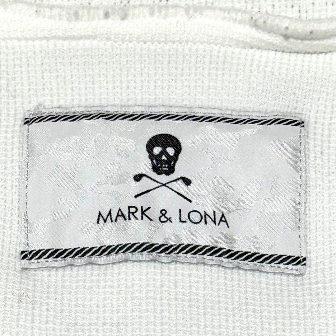 マークアンドロナ パーカー ハーフジップニットセーター 3Dロゴ 46 M