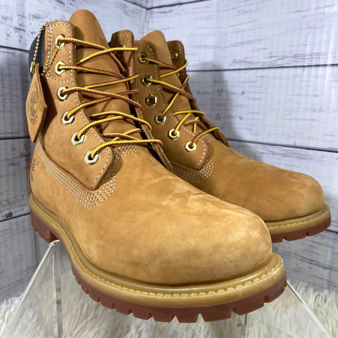 チャーム付属✨ティンバーランド 6インチプレミアムブーツ ヌバック 10361