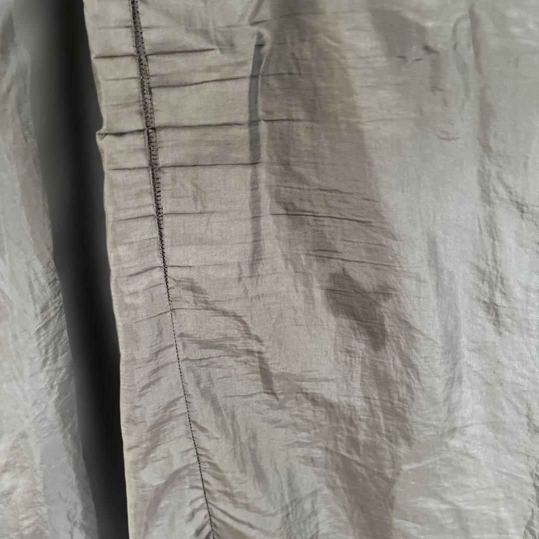 ダークグレー プリーツマキシスカート