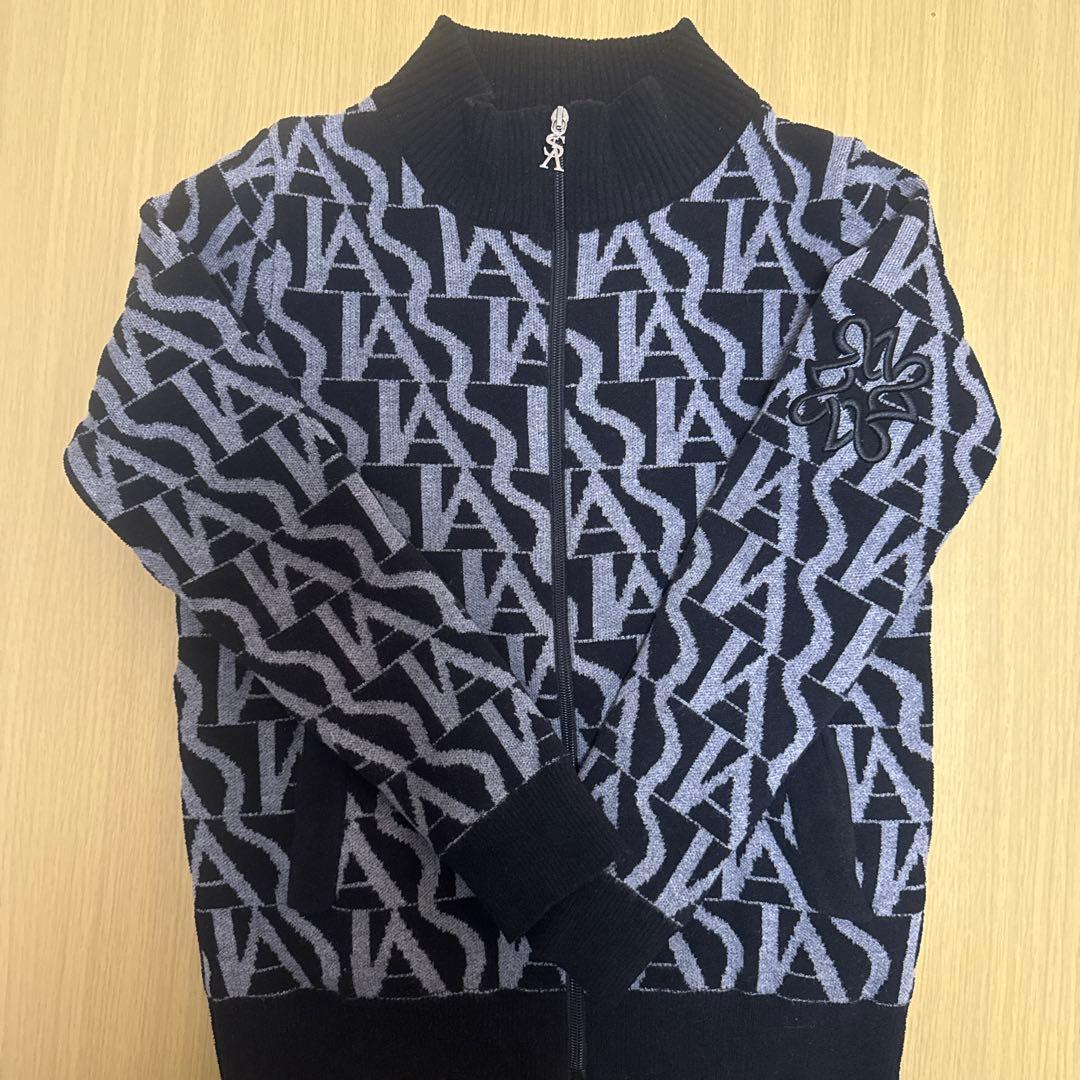 【美品】St ANDREWS ゴルフウェア ジップアップジャケット