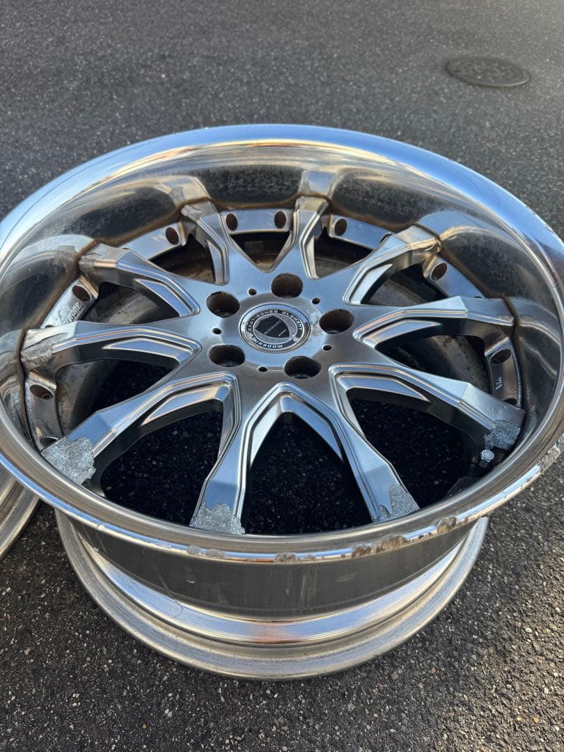 深リムwork シュバート18インチ　9.5J 2本