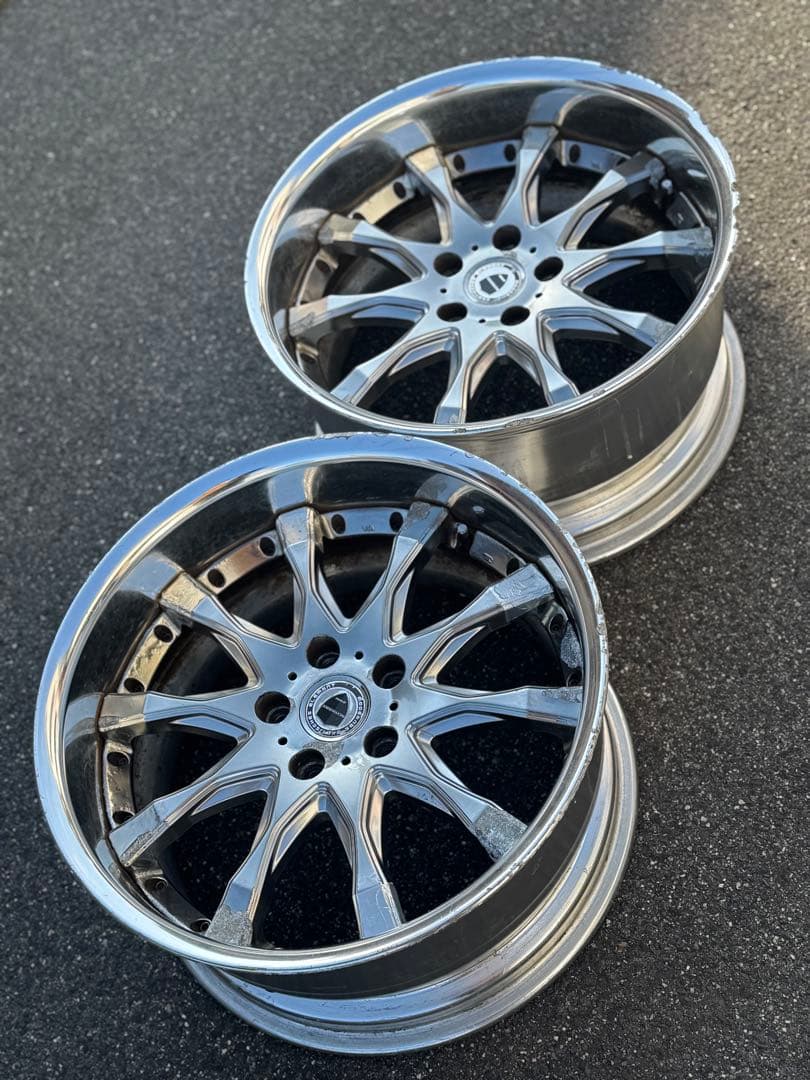 深リムwork シュバート18インチ　9.5J 2本