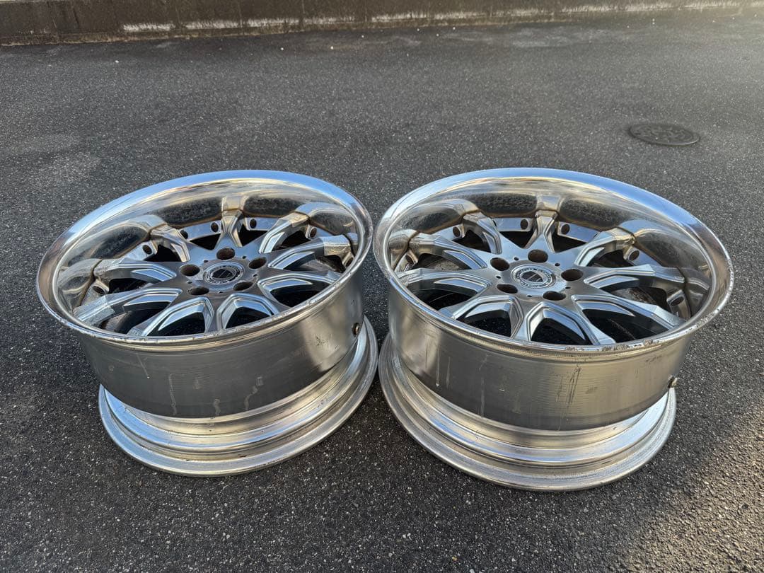 深リムwork シュバート18インチ　9.5J 2本