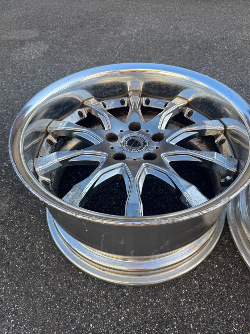 深リムwork シュバート18インチ　9.5J 2本