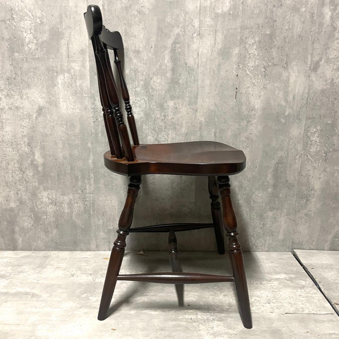 Bubu 　松本民芸家具 SP型 スピンドルチェア③ 銘入り