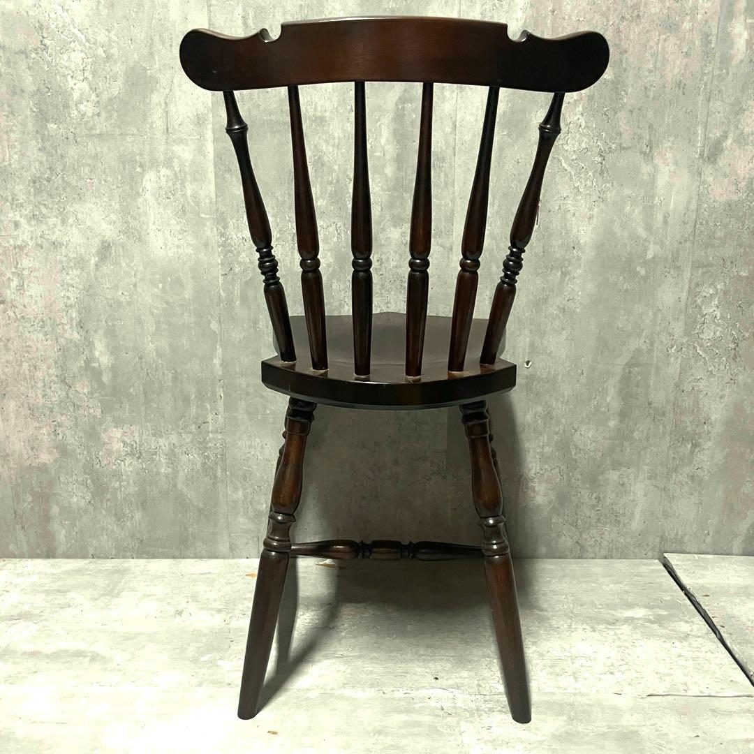 Bubu 　松本民芸家具 SP型 スピンドルチェア③ 銘入り