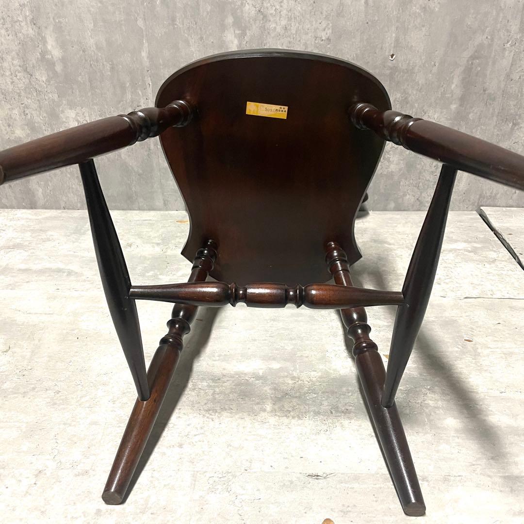 Bubu 　松本民芸家具 SP型 スピンドルチェア③ 銘入り