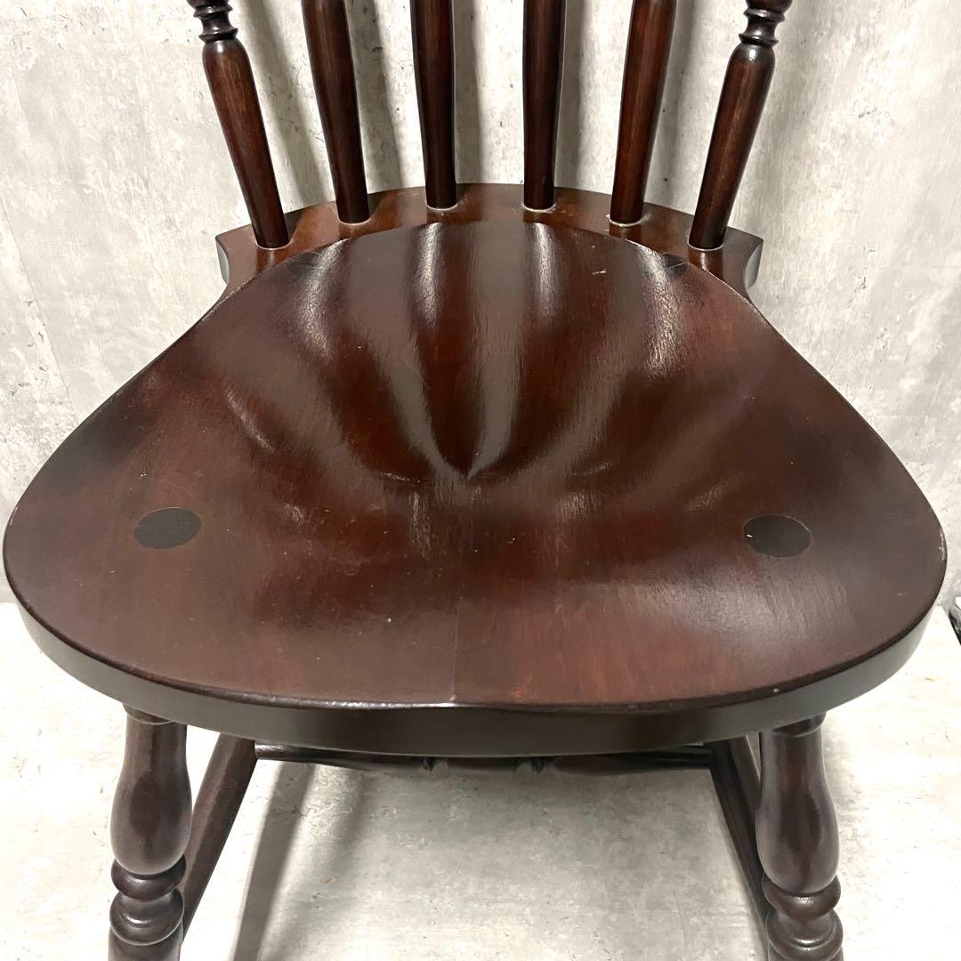 Bubu 　松本民芸家具 SP型 スピンドルチェア③ 銘入り