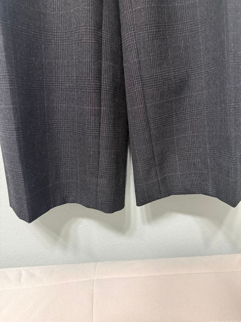 【定価9万】Tailored Wool Blend Wrap Trousers